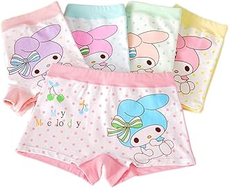 Little Girls Cotton Boy Shorts Toddler Panties Baby Princess Underwear (Pack of 5)