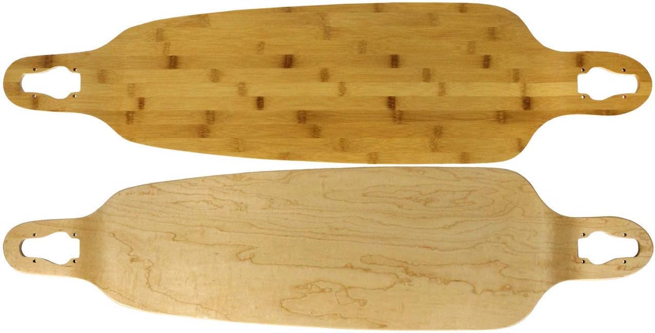 Moose Longboard Complete 9.75" x 39.75" Double Drop (Bamboo/Black Trucks)
