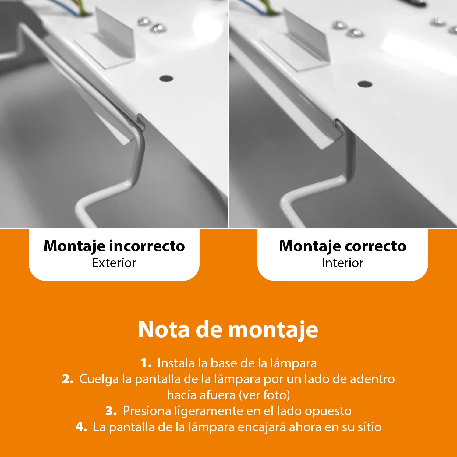Smartwares IDE-60044 Lámpara de techo, pantalla de tela de 50 cm de diámetro, cuatro apliques con casquillos E27, compatible con bombillas de hasta 18 W, Iluminación de Interior, IP20, Negro