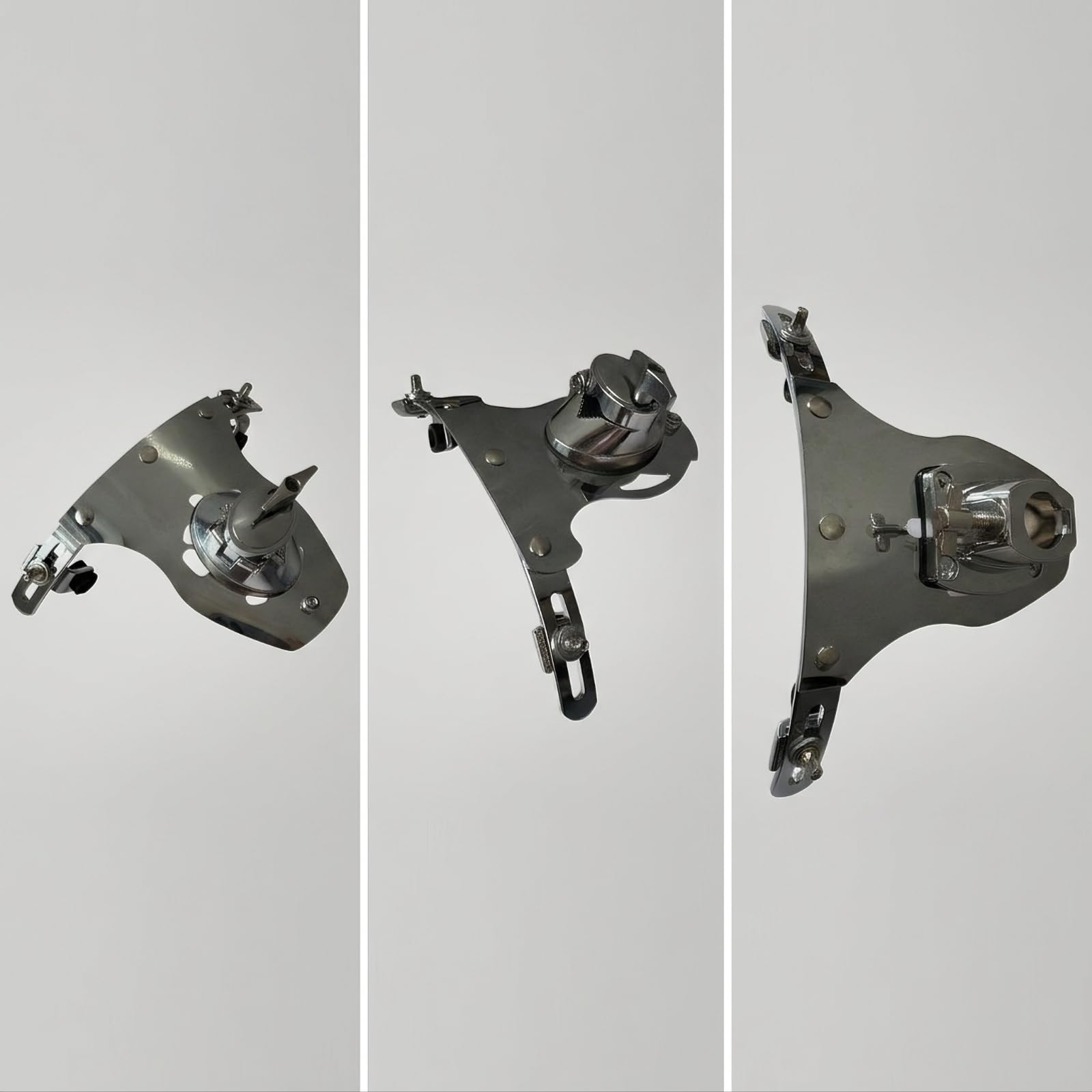 Einstellbar Tom-Halterung mit Klemme | Robuste Metallkonstruktion, Trommelhalterung mit Klemme, Stabil, Trommel-Aufhängung, für Bühne, Schlagzeuger,