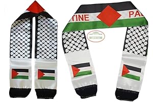 Palestine Wedding Favors (2 Pack) Palestine Scarf Al Quds Arab KEFFIYEH Men's...