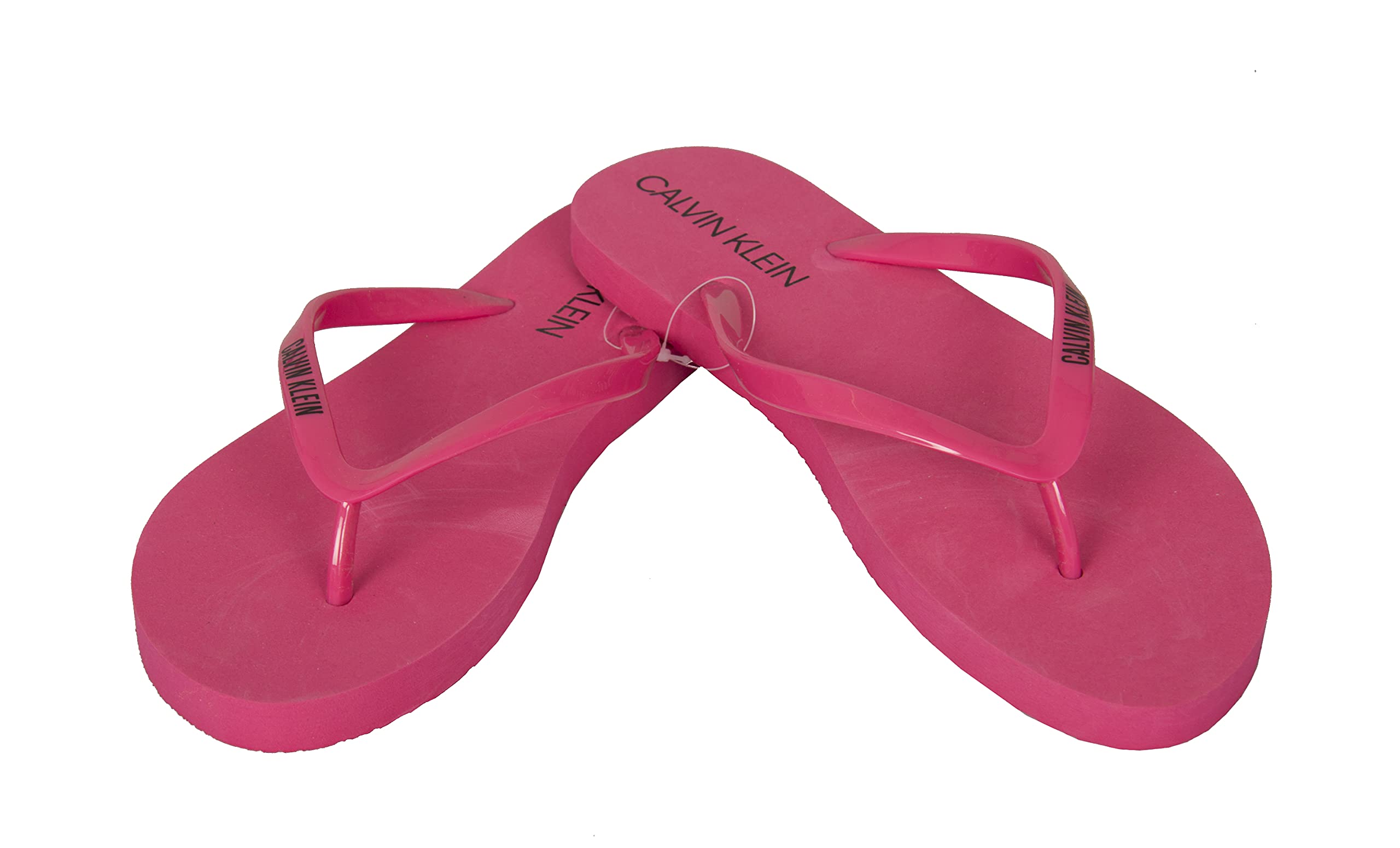 Calvin Klein Chanclas mujer playa o piscina CK Artículo ZW0ZW01414 FF Sandal W VGY Raspberry Sorbet Talla - Pie