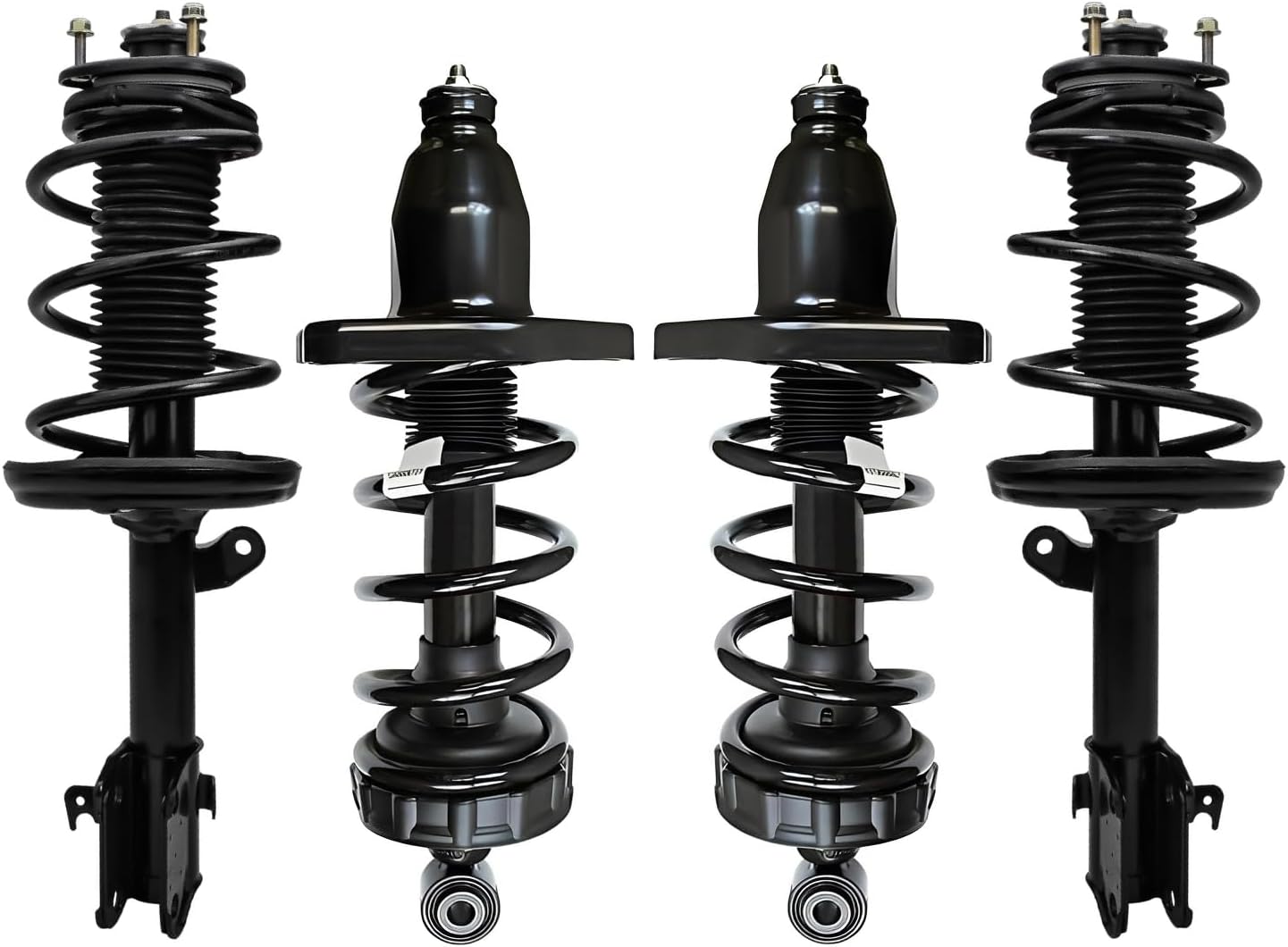 Detroit Axle - 14pc Suspension Kit for 2006-2014 Honda Ridgeline, Front Rear Struts Sway Bar Links Lower Control Arms Inner Outer Tie Rods 2007 2008 2009 2010 2011 2012 2013 Replacement Struts Shocks
