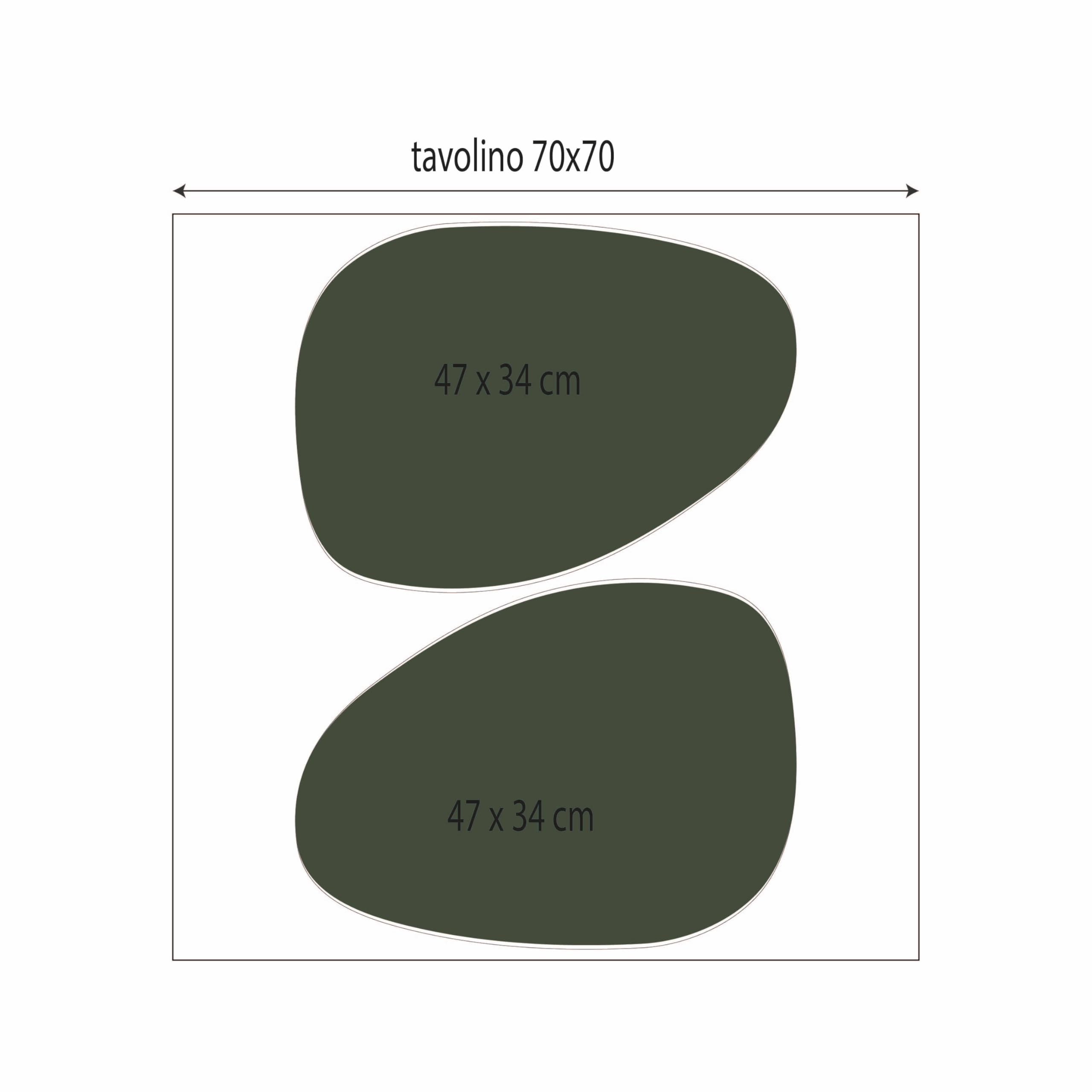 SET 12 pz personalizzabili tovagliette lavabili americane tovagliette ecopelle lavabile antimacchia, per casa, cucina, ristorante, hotel. (Tortora liscio, 12pz - M)