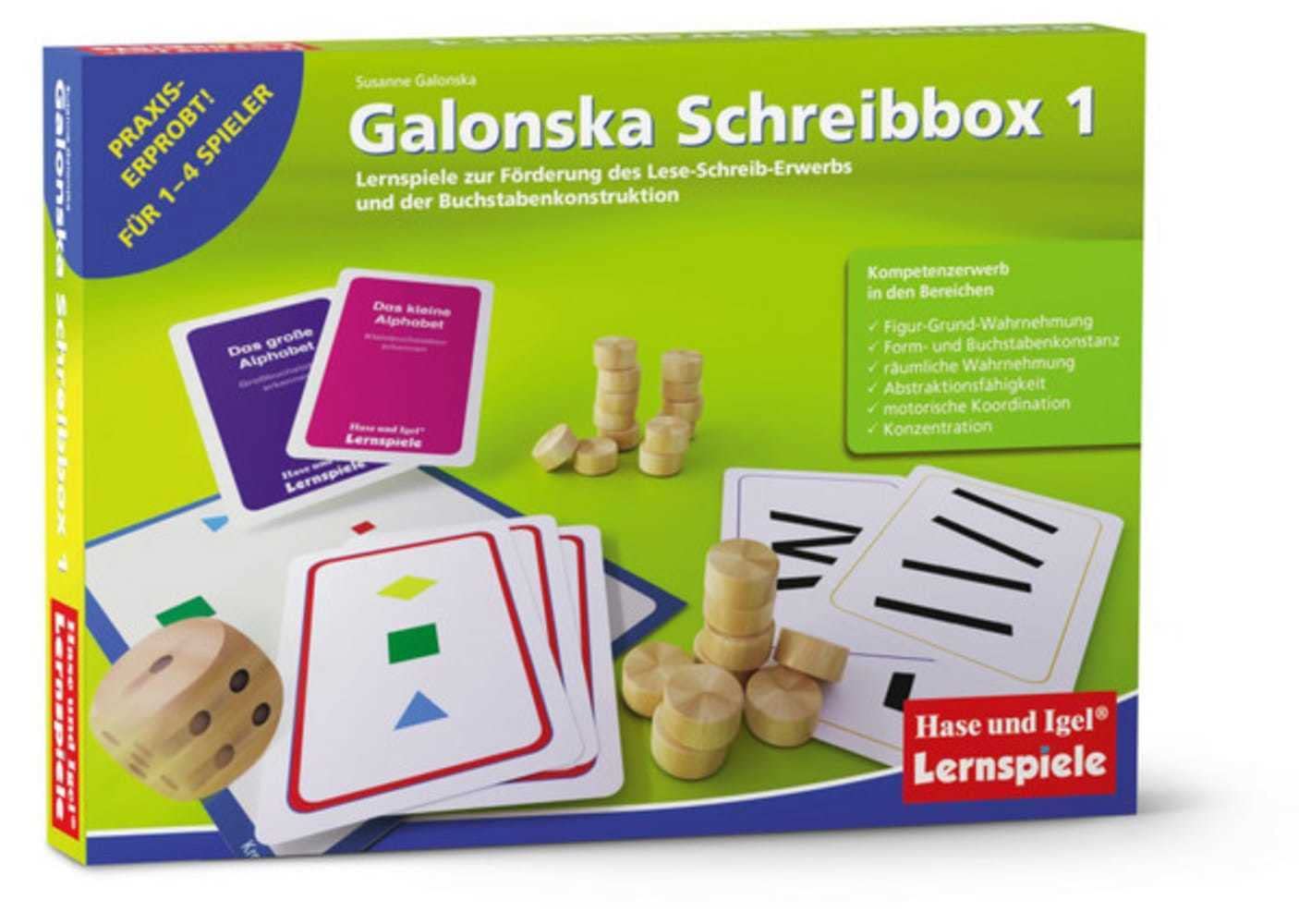Galonska Schreibbox 1: Lernspiele zur Förderung des Lese-Schreib-Erwerbs und der Buchstabenkonstruktion