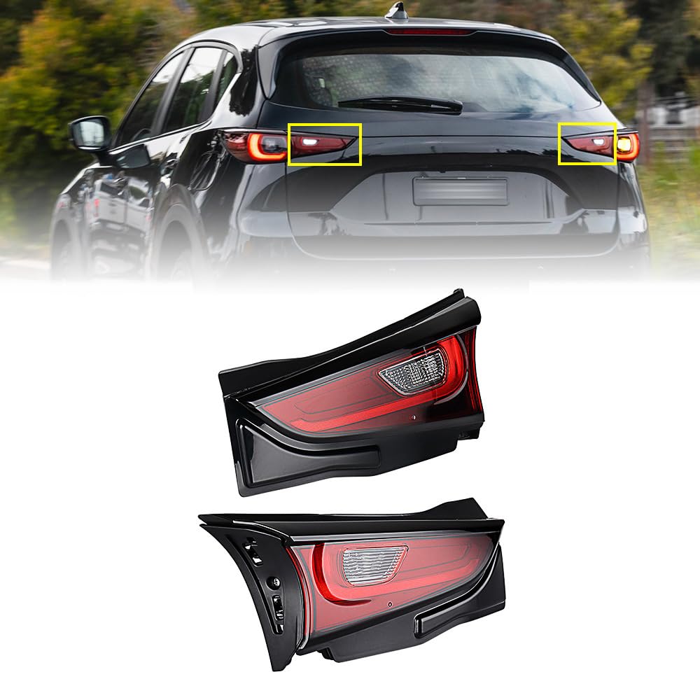 Amazon.com: Driver Passenger LED Tail Light Inner Reverse Lamps