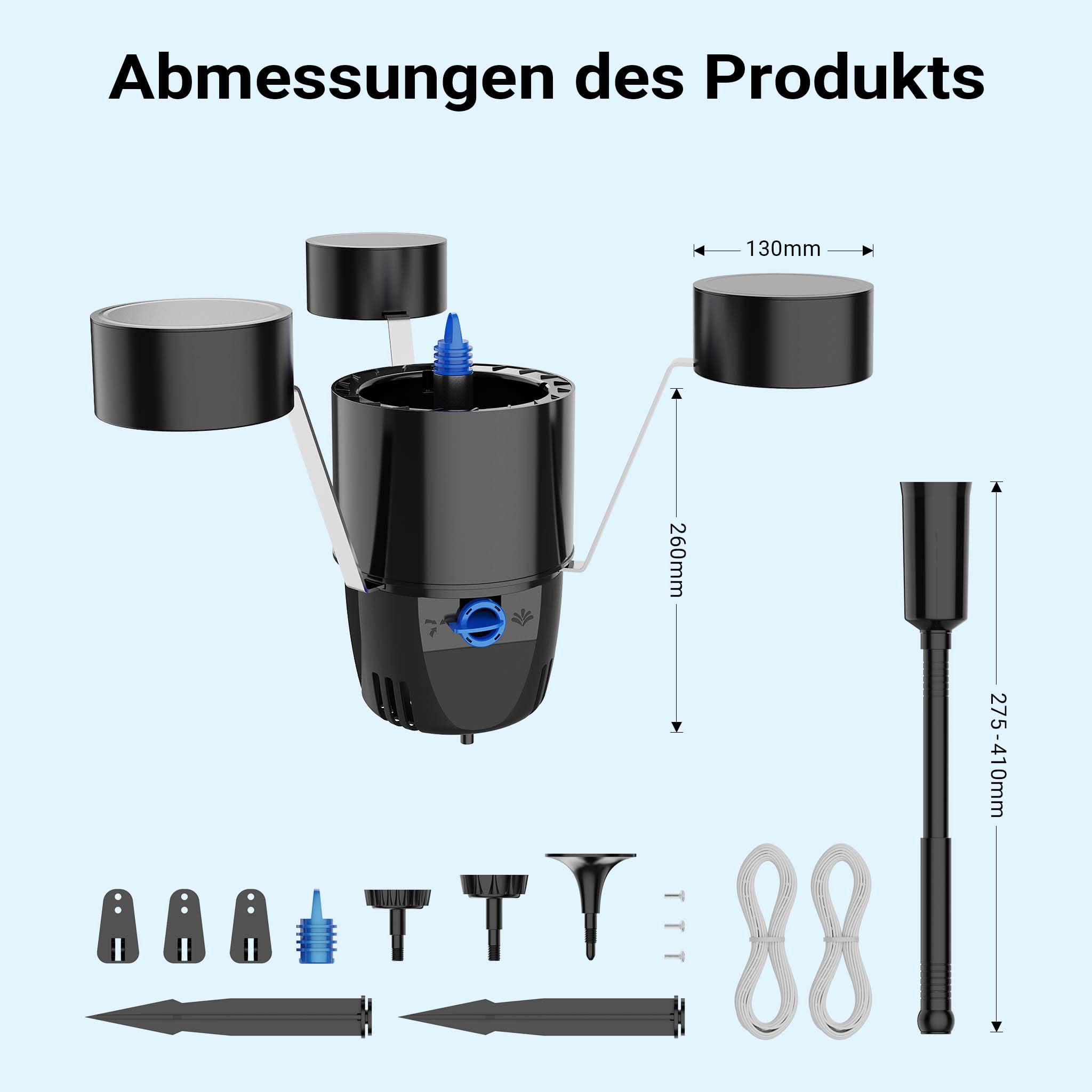 Wiltec CBF-350C Teichfilter bis 90000 L Teichfilteranlage NEO10000 Teichpumpe 10000l/h 80W CUV-272 Teichklärer 72W 25m Teichschlauch 25 mm CSP-250 Skimmer 2500l/h 45W
