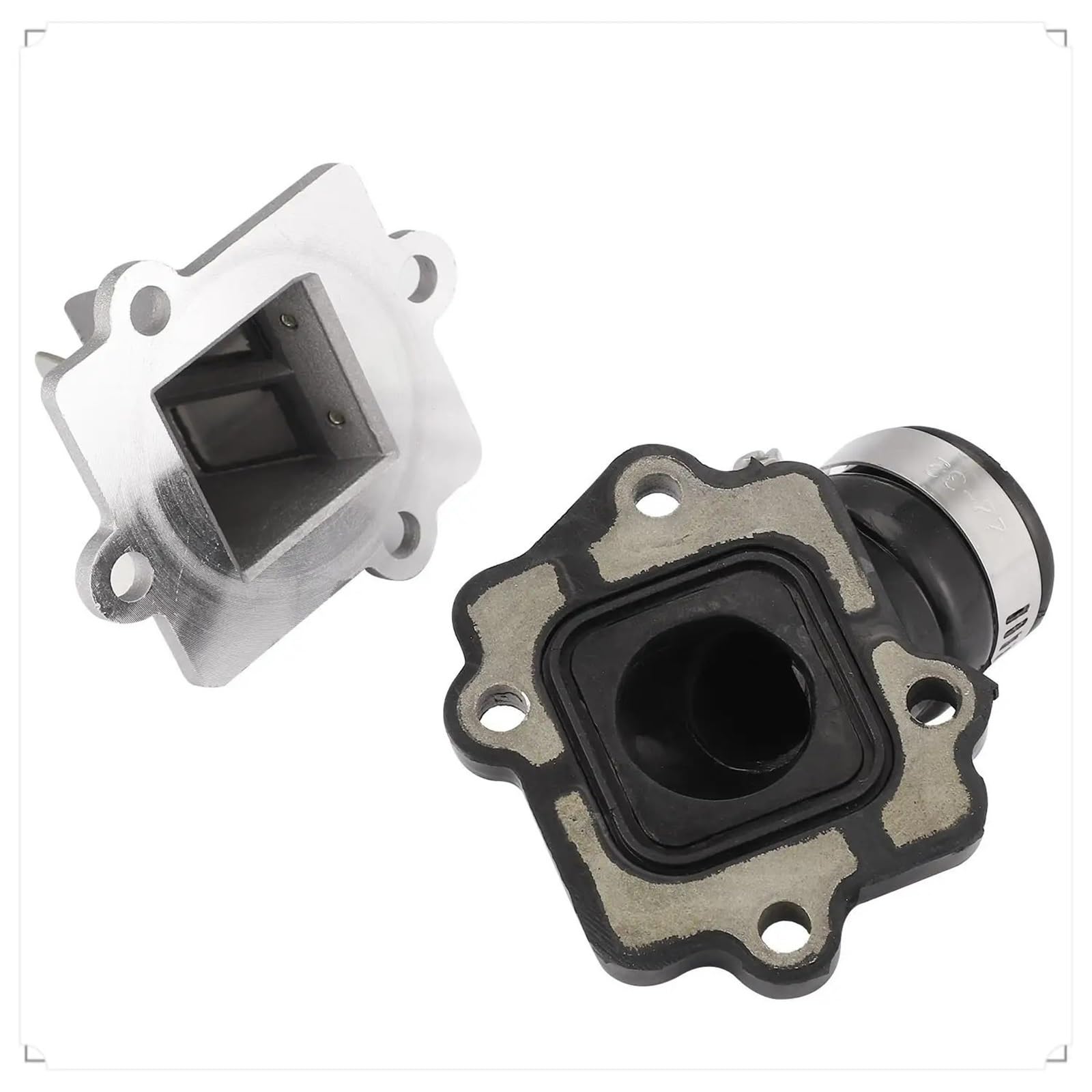 Conjunto válvula lengüeta colector admisión scooters Para Jog 50 CY50 CG50 Carburador Válvula de Lengüeta Válvula de Láminas