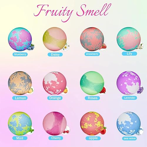 Miniatura 2 de Bombas de baño de unicornio para niñas y niños, paquete de 20 bombas de baño de regalo con, bombas de baño hechas a mano para niñas con sorpresa en