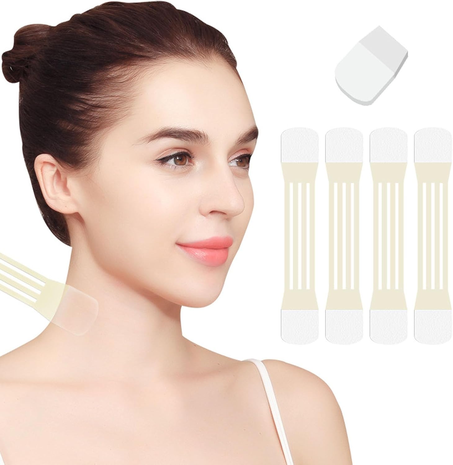 Cinta de Levantamiento de Cuello Facial, Levanta Instantáneamente la