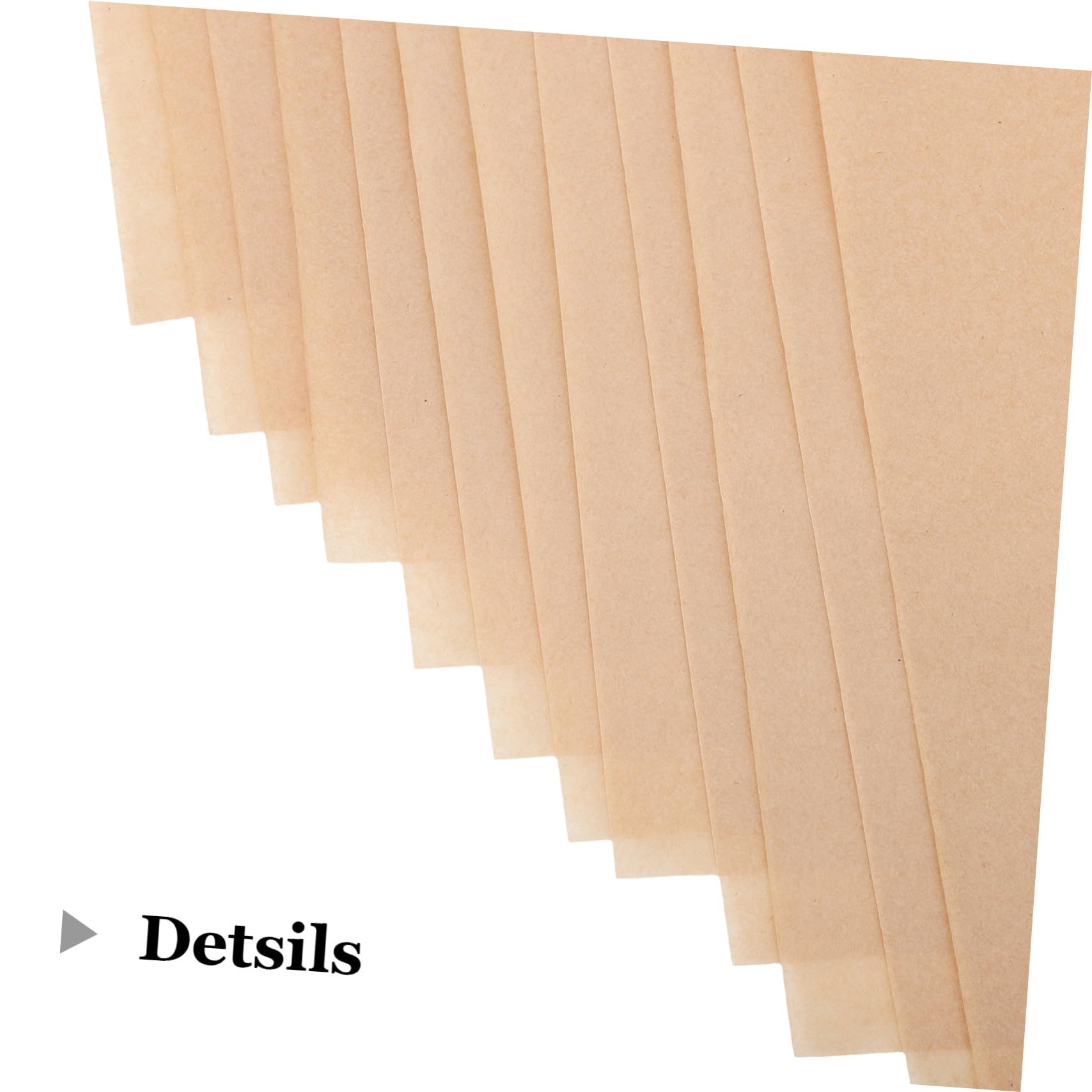 ABOOFAN 200 Stck. Silikonpapier Backen Ungebleichtes Pergamentpapier Steamer Paper Wiederverwendbarer Ofenauskleidung Grillpapier Pergamentpapier Zum Grillen Backpapier Hellbraun