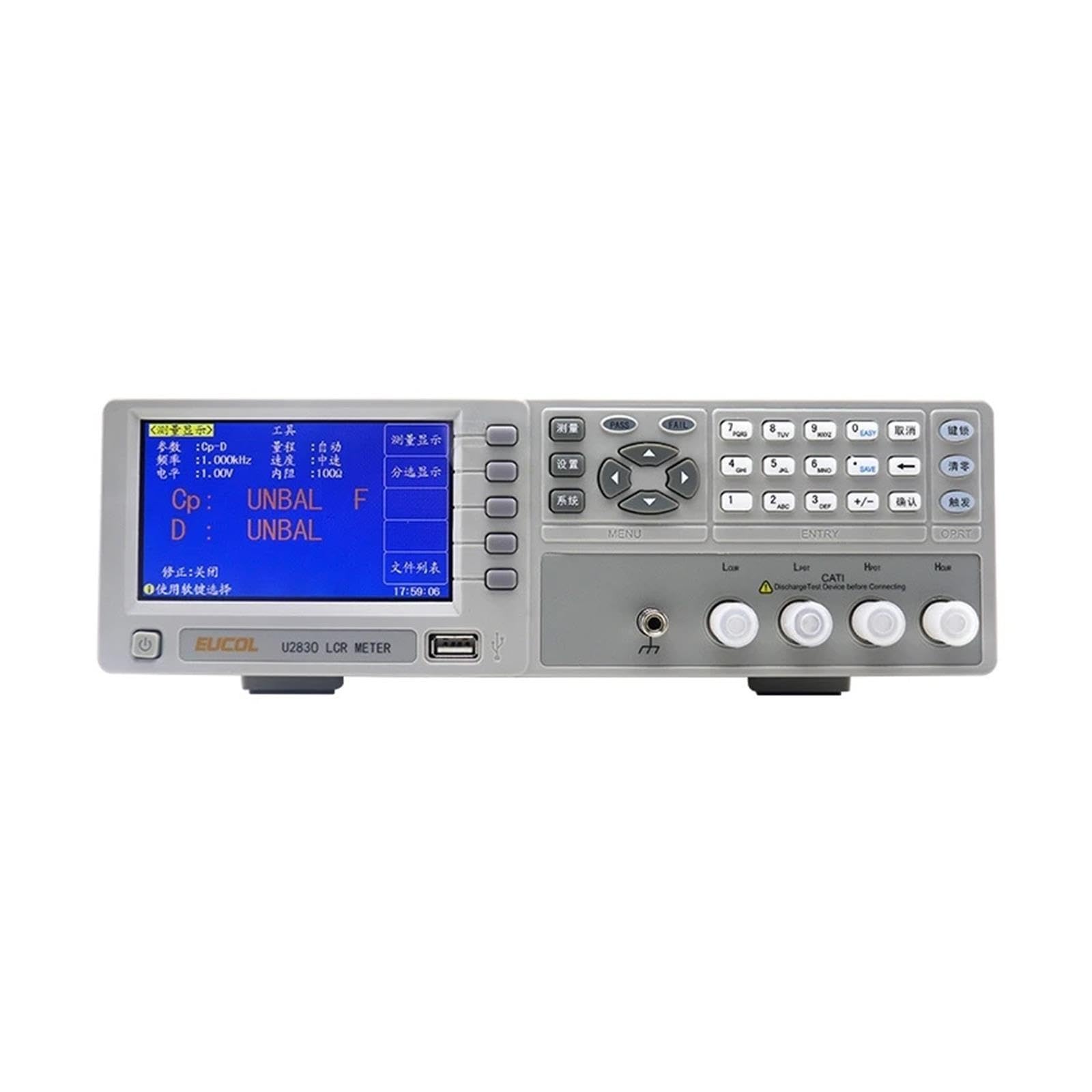 Stołowy Miernik LCR, U2830 Most Cyfrowy LCR Tester Rezystancji I Indukcyjności Mostka 10 KHz