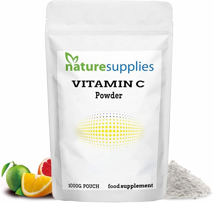 Vitamin C Powder 1000g Ascorbic Acid UK Non GMO Pharmaceutical Grade