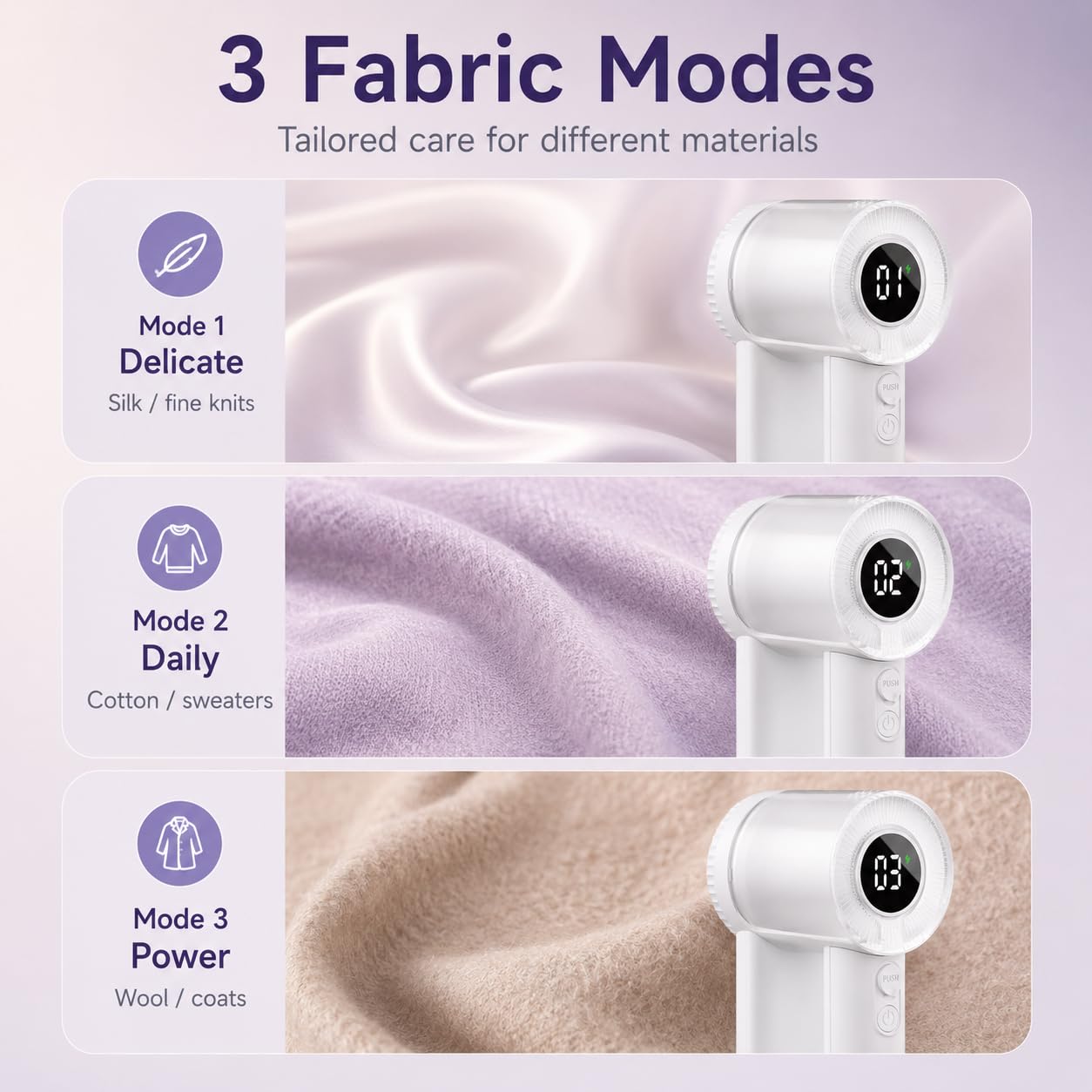 Rasoir Anti Bouloche, Anti Bouloche, Rasoir a Bouloche, Rasoirs Anti-Peluches, Coupe Bouloches Blanc avec Ecran LED Numerique Et Grande Batterie 1800mah, pour Vetements, Pulls en Laine