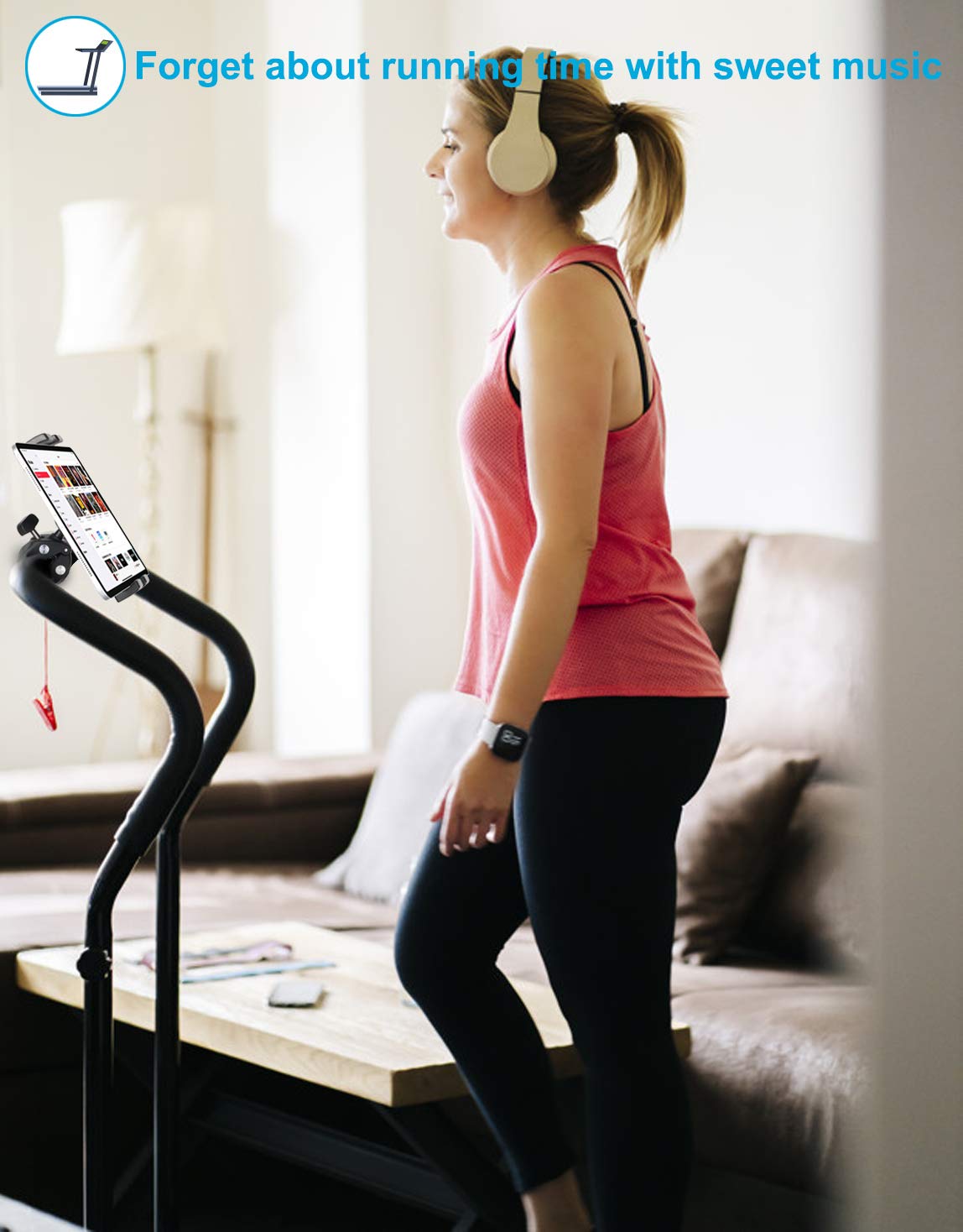 Tablet-Halterung Für Heimtrainer & Laufband - Universell, 360° Drehbar