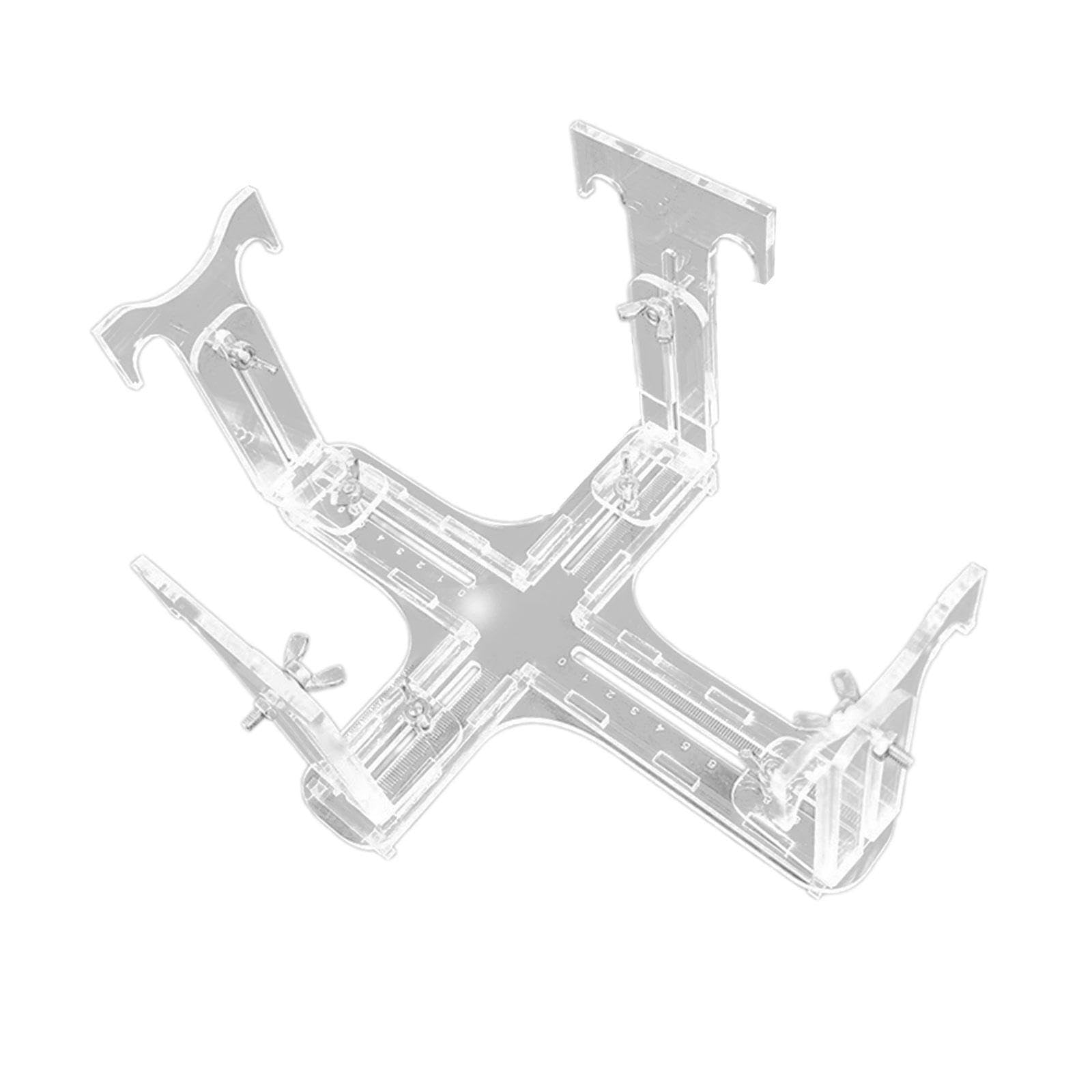 Baoblaze Support de Peinture pour Maquette d'avion, Support Modulaire en Plastique Transparent, 32cmx29.9cm