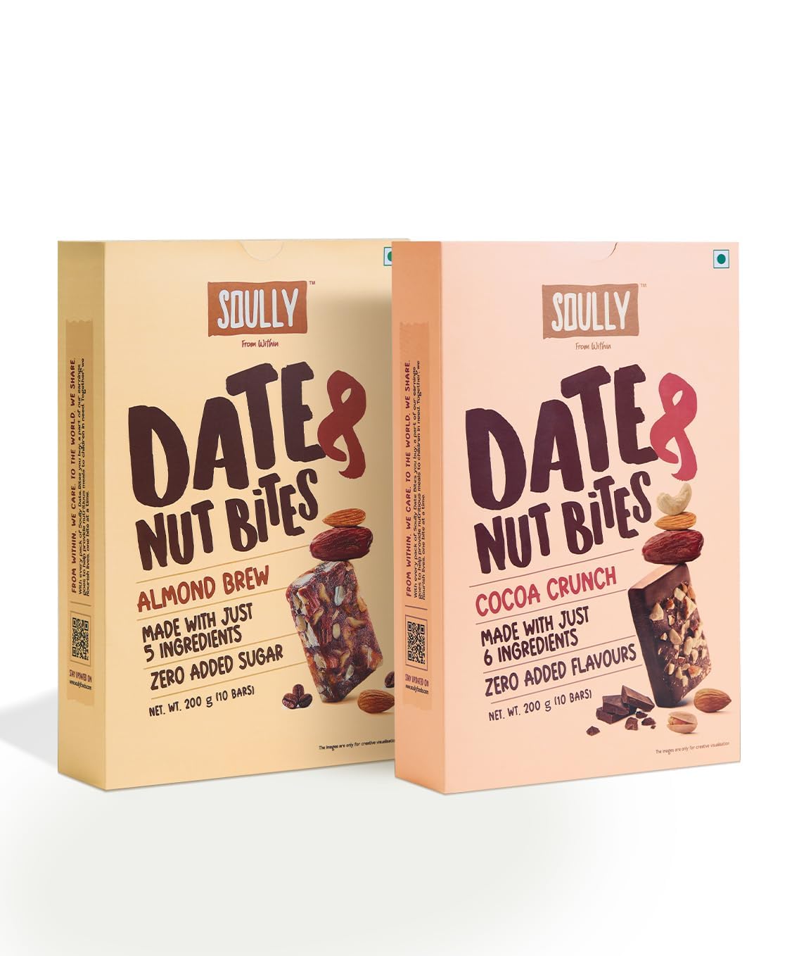 Cocoa Crunch & Almond Brew Date & Nut Mini Energy Bars Combo 400g (20 Bars)-image-24
