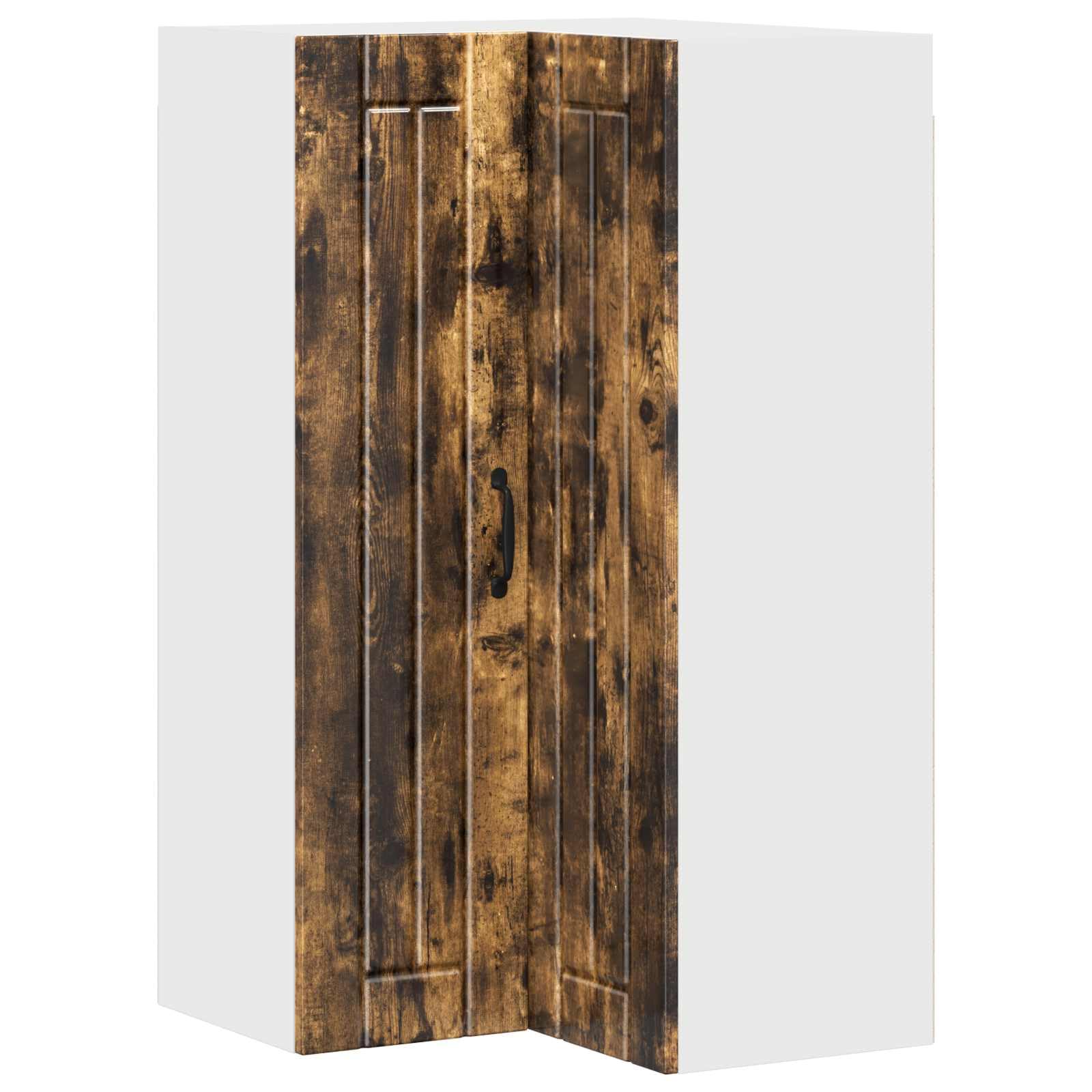 Façade de lave-vaisselle Lucca en bois de chêne fumé, revêtement moderne