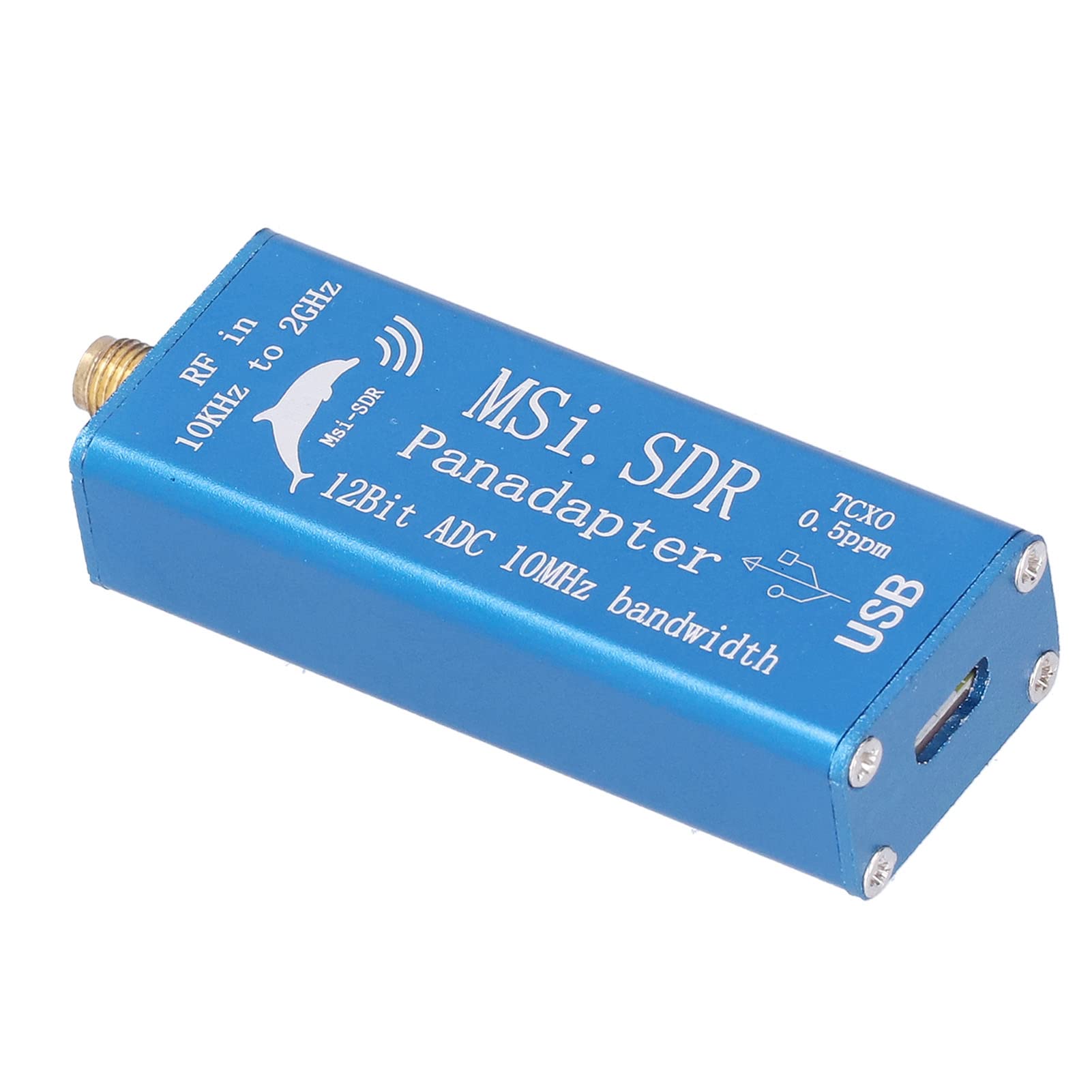 Sdr-Empfänger Breitband-Software-Funkempfänger-Kit 10 kHz 2 GHz Tcxo 0,5 ppm für Rsp1 Software-Multisystem kompatibel für Amateurfunk-Luftfahrtbandüberwachung