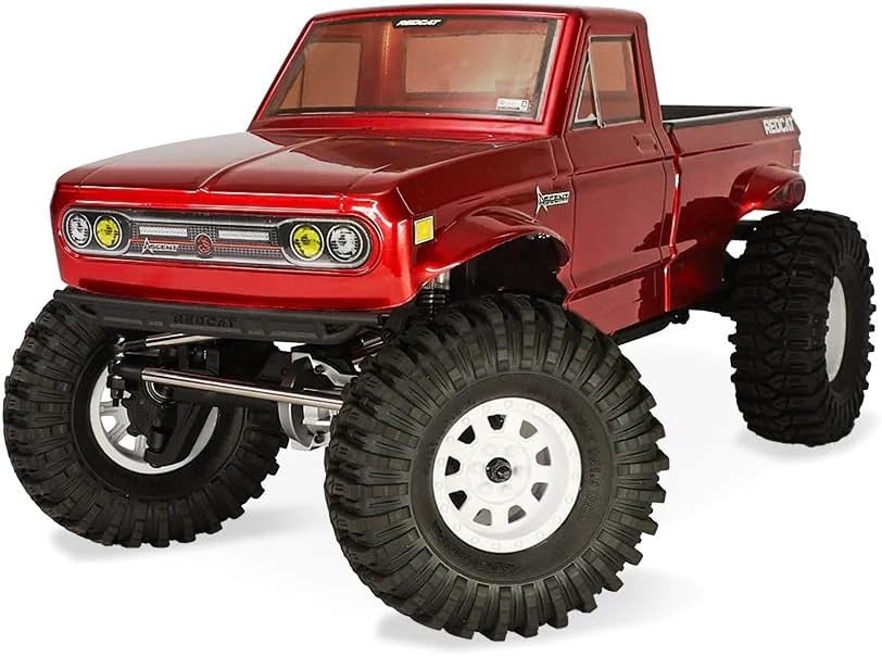 Ascent 1/10 Scale Low Center of Gravity (LCG) Performance Rock Crawler - Red