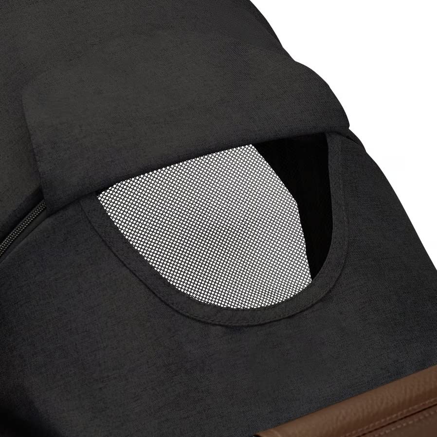 Ickle Bubba Venus Max Poussette double – Convient de la naissance à 15 kg (environ 3 ans), compacte, légère, pliable, comprend 2 chauffe-pieds matelassés et une housse de pluie (Noir)
