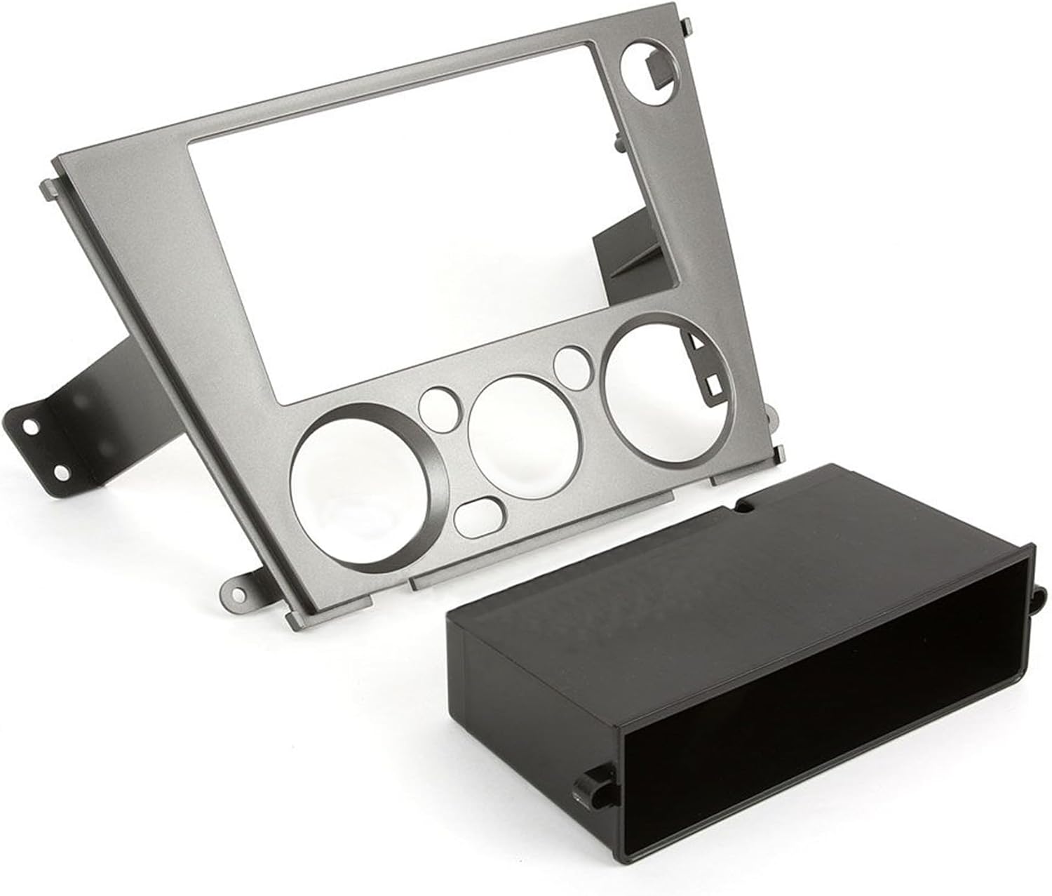 Scosche SU2025B Single or Double DIN Radio Installation Dash Kit Compatible with Select 2005-09 Subaru Vehicles - 1 or 2 DIN Aftermarket Car Stereo Install Kit Radio Bracket - See Fit Guide in Images