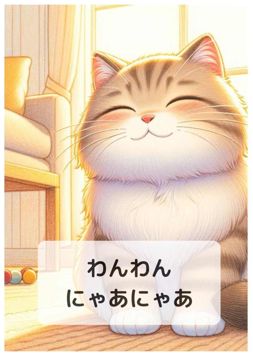 Amazon.co.jp: 【AI絵本】わんわんにゃあにゃあ : あーる