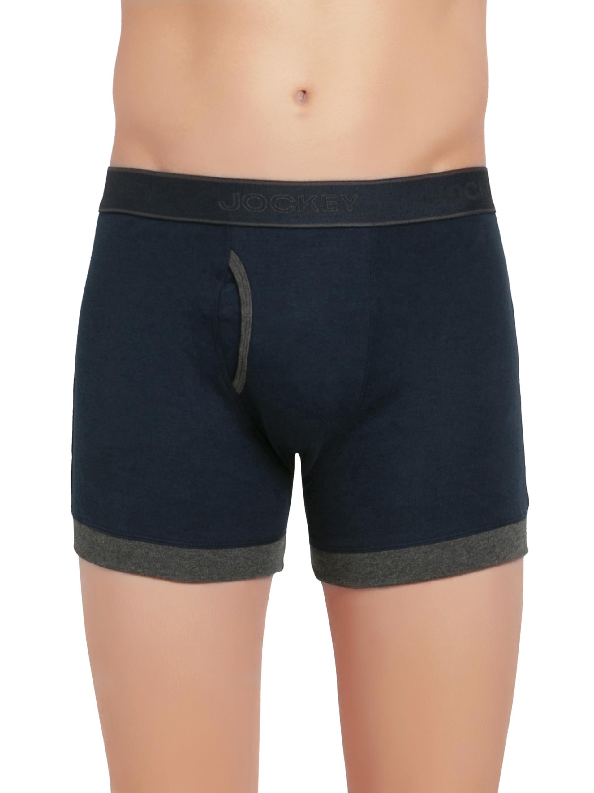 Men's Cotton Striped Boxer Briefs-image-46