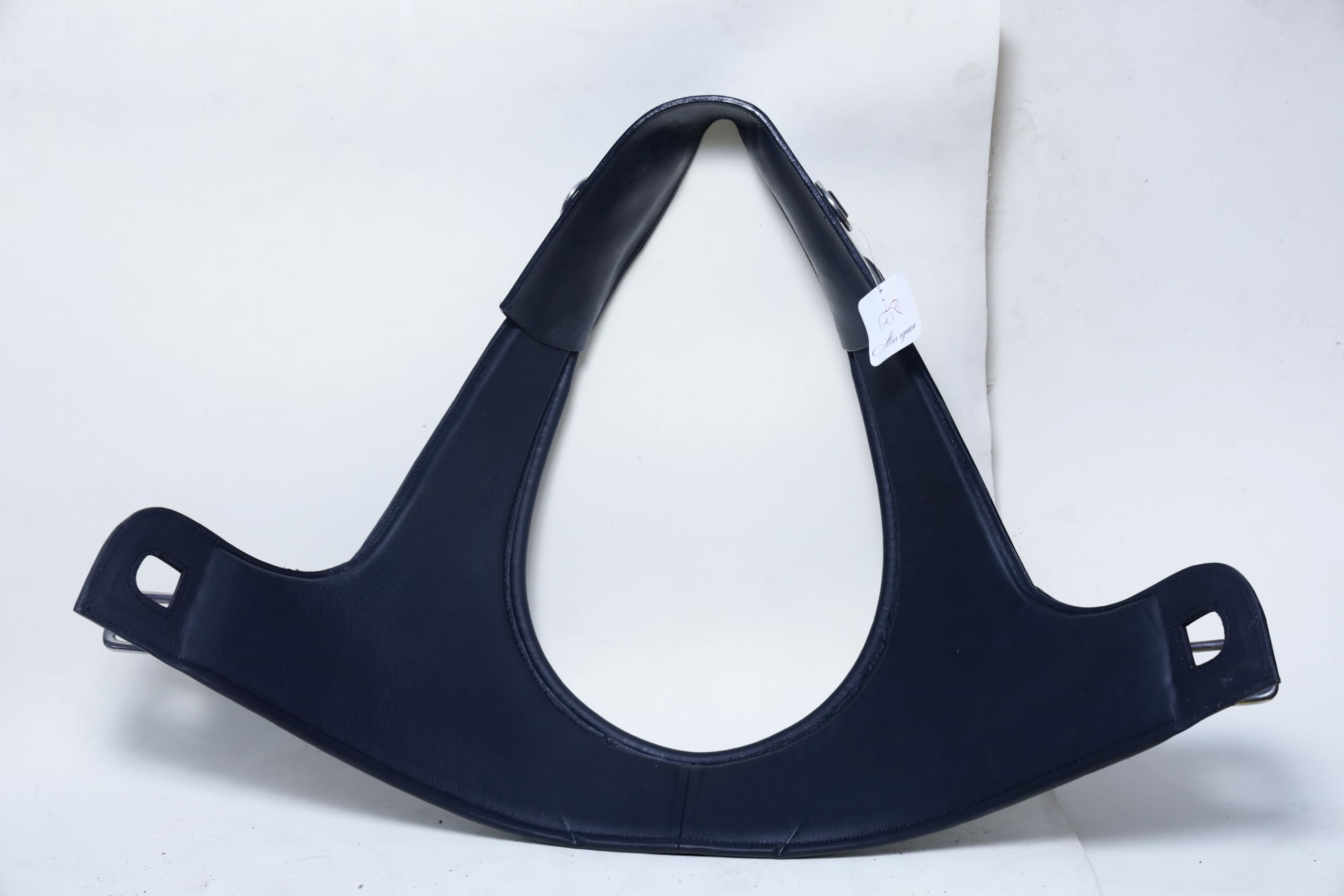 Collar francés de cuero, ideal para conducción de caballos, arnés de carrito con rastros (Pony)
