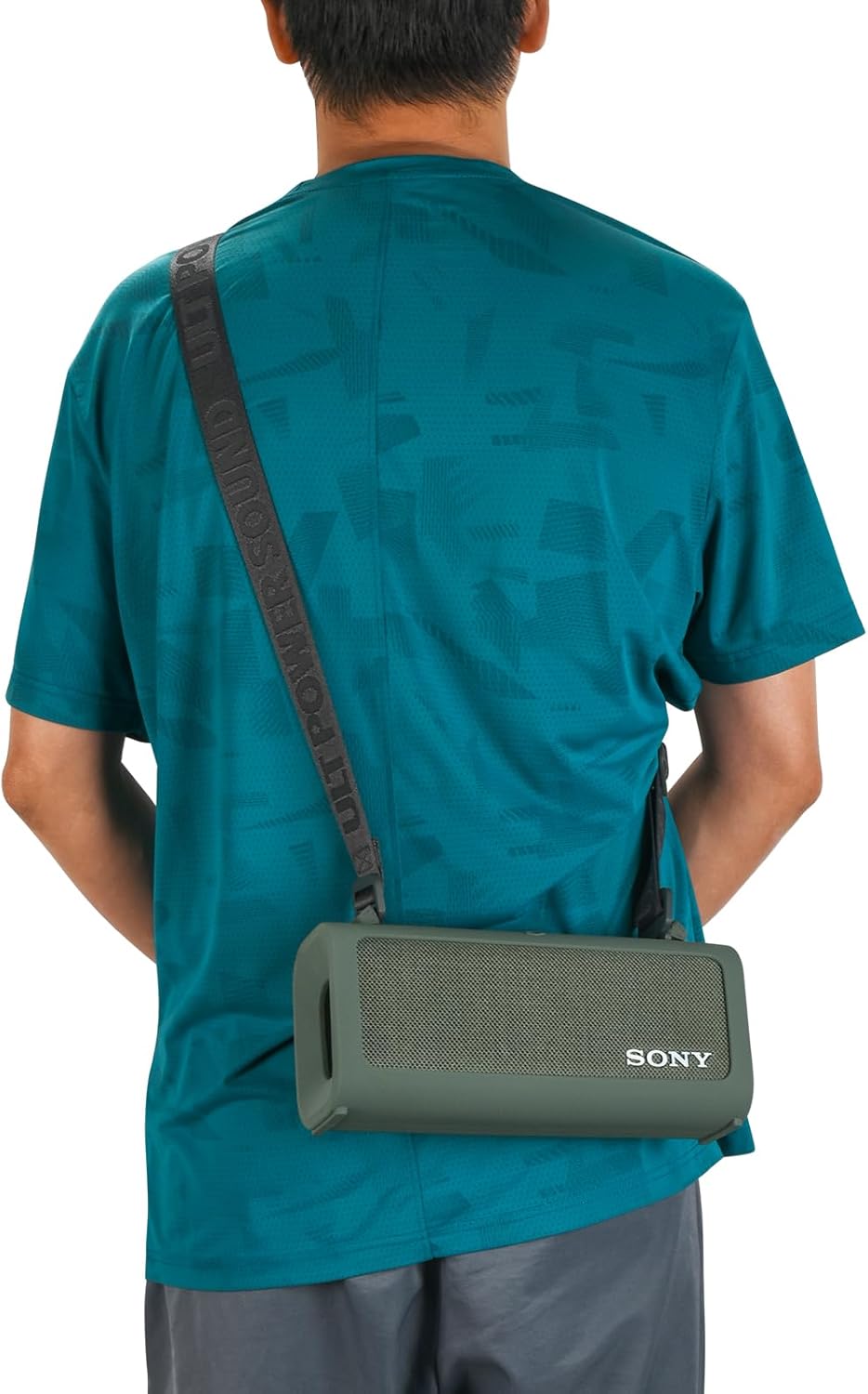 Silicone Case Cover Compatible with Sony ULT Field 3 Wireless Bluetooth Speaker, Travel Protective Carrying Case with Shoulder Strap for Sony ULT Field 3 Bluetooth Speaker (Green) - Image 7