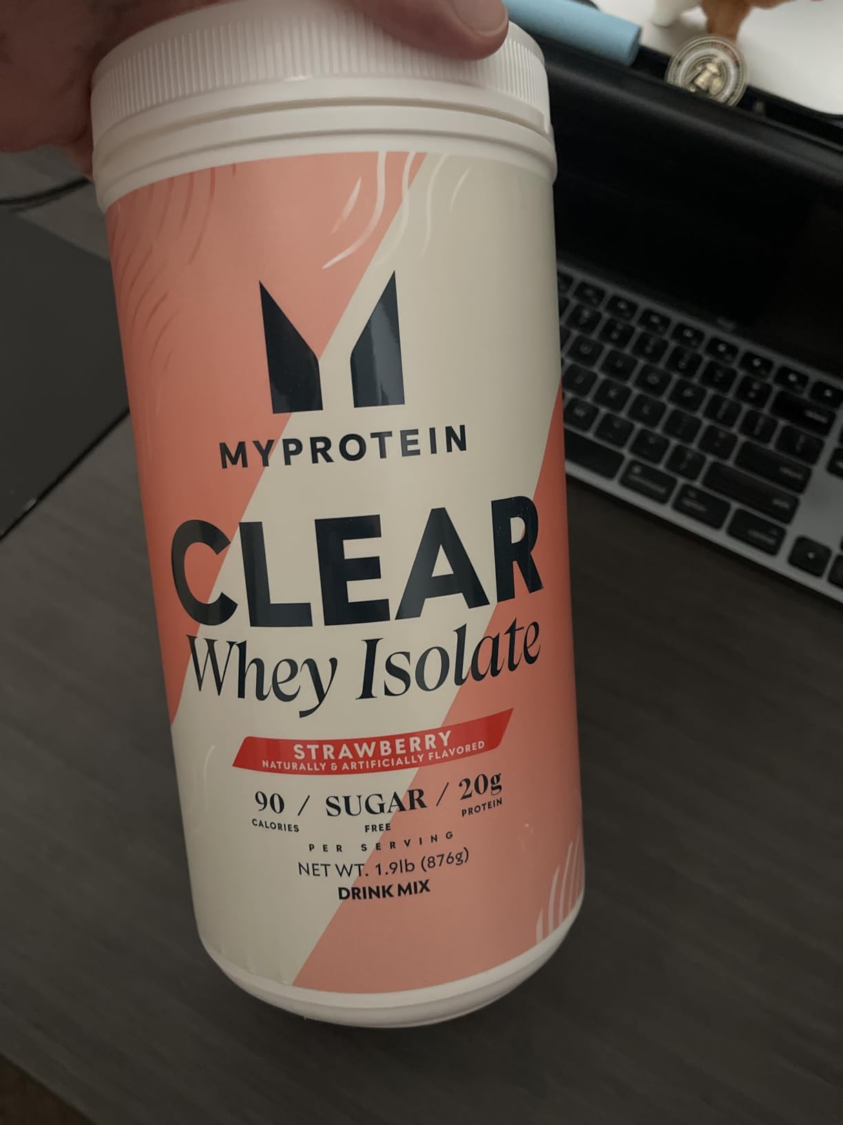 Clear Whey Isolate Protein Powder Strawberry