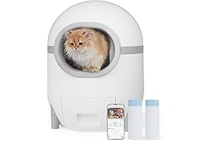Self Cleaning Cat Litter Box, Automatic Cat Litter Box with Extra Large...