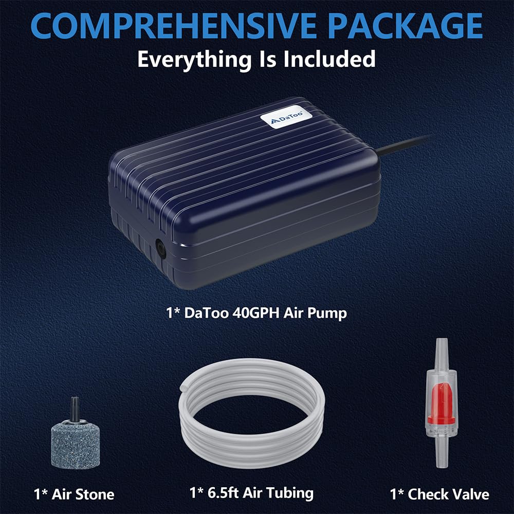 AQUOS - 【mellowonion】 Amazon.com : DaToo Aquarium Air Pump Compact Fish Tank Air