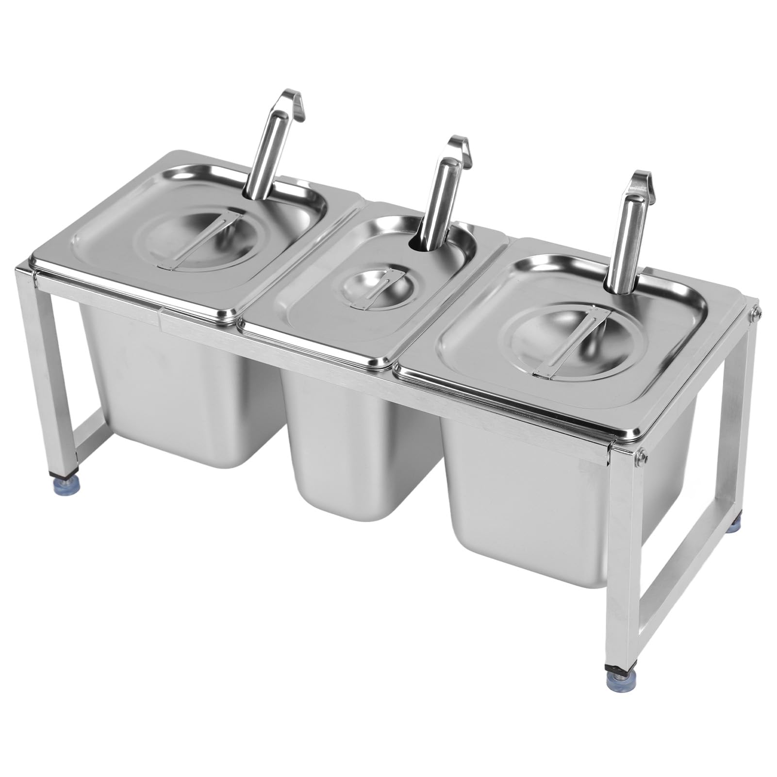 Eujgoov Condimento de Acero Inoxidable, Soporte Telescópico para Lavabo de Mermelada, Estante Dispensador de Condimentos, Estante para Especias, Bote Telescópico para Mermelada con