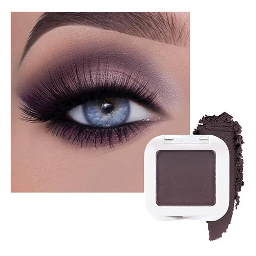 Miniatura 38 de evpct Paleta de sombra de ojos mate de 10 colores para mujeres mayores, marrón nude, rosa, cacao, gris topo, malva, crema mate neutra, ahumado, mini