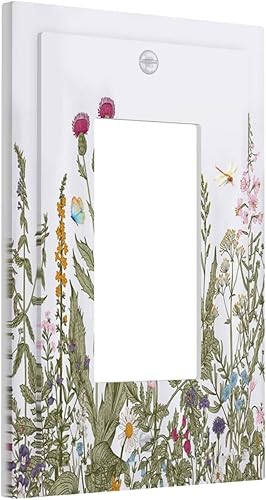 Miniatura 49 de Placa de pared doble basculante de mármol azul, cubierta decorativa de interruptor de luz de 2 cuadras, moderna acuarela degradada, arte de tinta