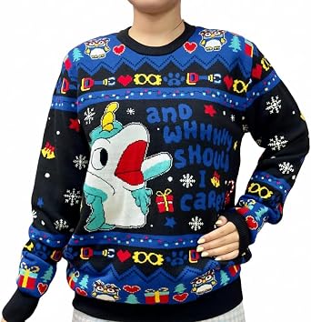 Ugly Christmas Sweater Ugly Knitted Sweaters - Xmas Knit Sweatshirt for Men, Women - Gifts for Christmas