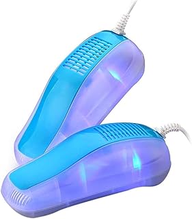 YVX Sèche-Chaussures Portable Chauffe-Bottes Chauffe-Chaussures électrique avec minuterie déshumidifie la stérilisation désinfectante pour Le séchage des Gants Chaussettes (Couleur: Version chro