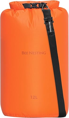 Miniatura 44 de Bee Nesting Juego de bolsas secas ultraligeras para mochileros, saco seco impermeable para camping, senderismo, motocicleta, saco de cosas ligeras