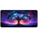 Tukzer Extended Gaming Mouse Pad/Desk Mat for Speed & Precision Operation, Non-Slip Rubber Base,Smooth Cloth Surface for Laser & Optical Mouse,Laptop,MacBook,Keyboard,Office 580x280mm(GD14-02) gallery image
