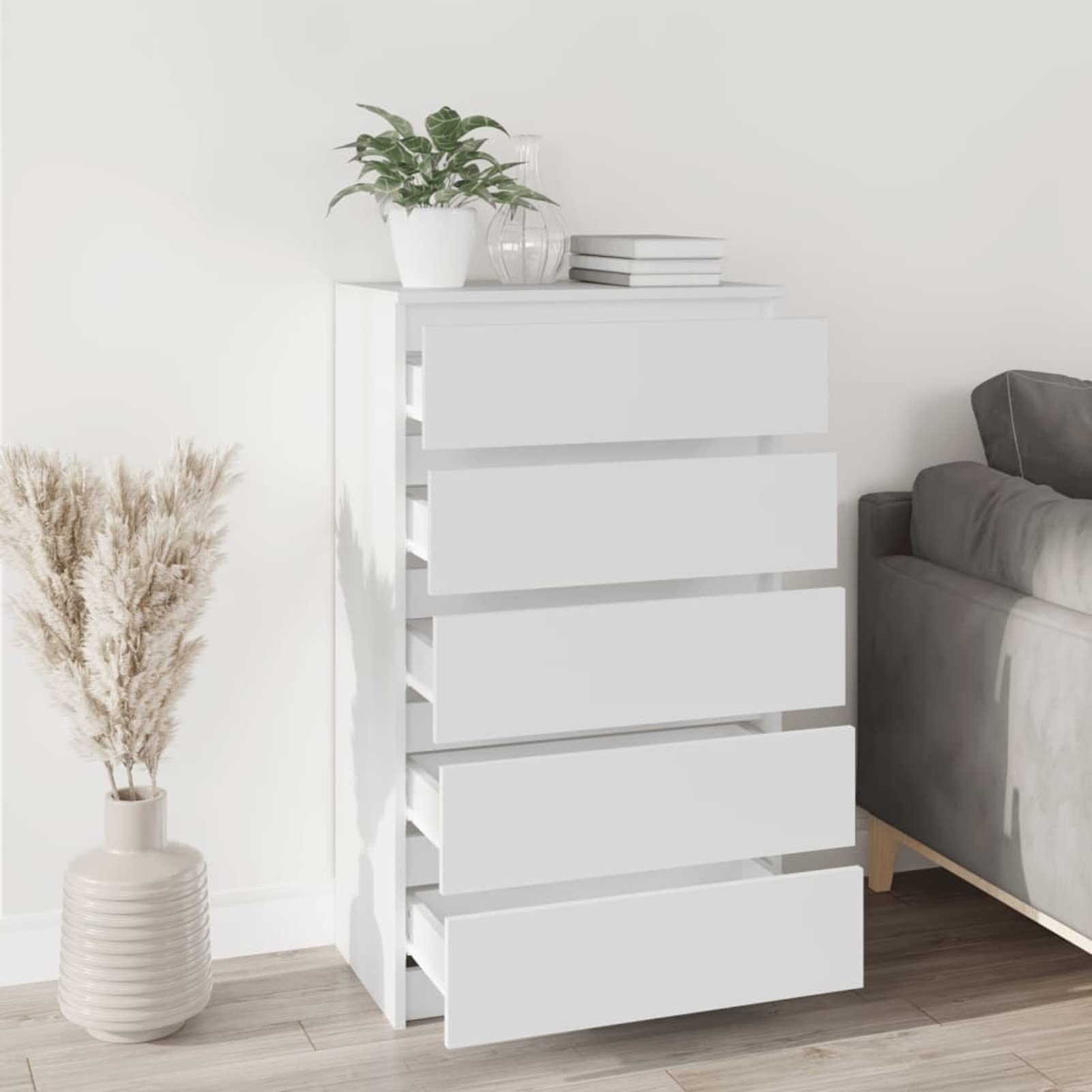 Commode à 3 tiroirs SARDIS Marron clair | Leroy Merlin