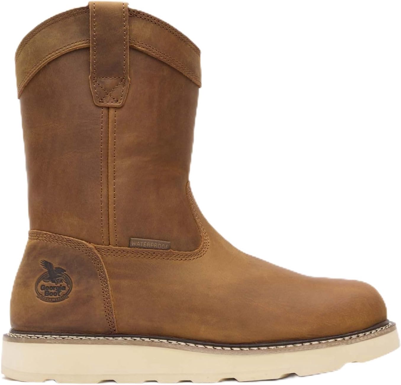 Georgia Boot Core 37 10" Waterproof Pull On Wedge Boot