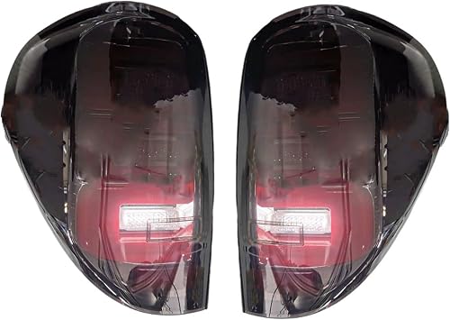 2005 2006 2008 2012 Triton L200 Rear Lights Compatible with Mistubishi Triton L200 2007-2014 Led Tail Lamps Turn Signal Brake Light, Smorked Blaxk-01