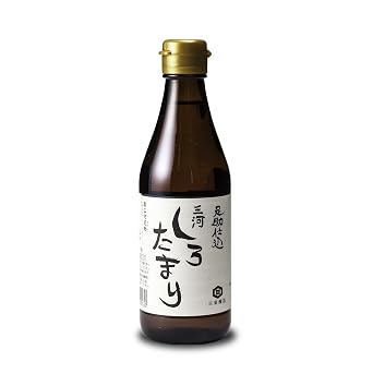 [Product of Japan] Luxury Artisanal Shikomi Mikawa Shiro Tamari Soy-Free Wheat-Brewed Japanese Umami Seasoning, Naturally Aged in Wooden Barrels, Light Color & Rich Depth - 300 ML