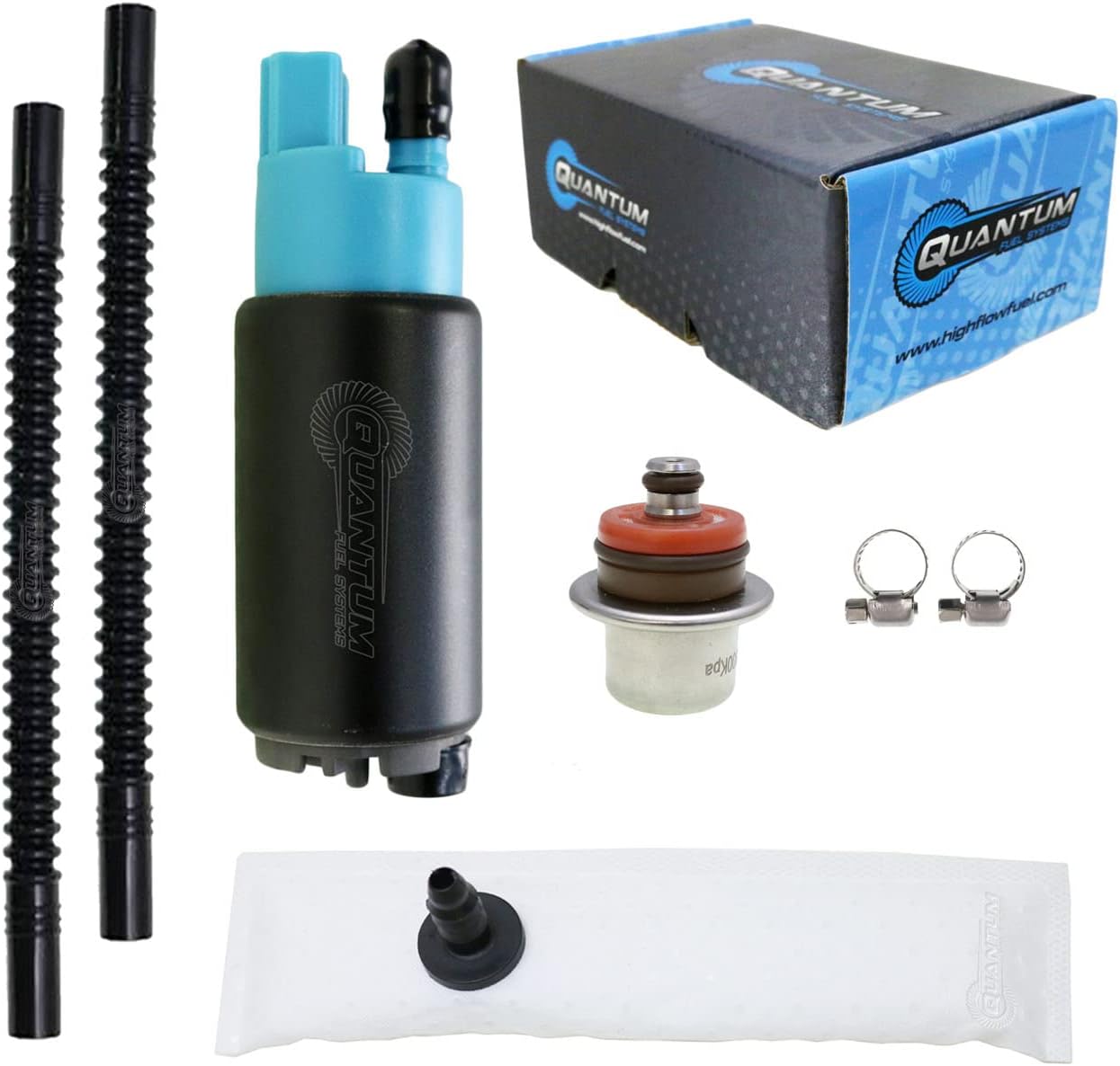 QFS EFI Fuel Pump + Fuel Pressure Regulator + Tank Seal Gasket + Strainer Replacement for (2010-2017) Victory Boardwalk/Jackpot/Magnum/Cross Country/Cross Roads/Judge, 2521221