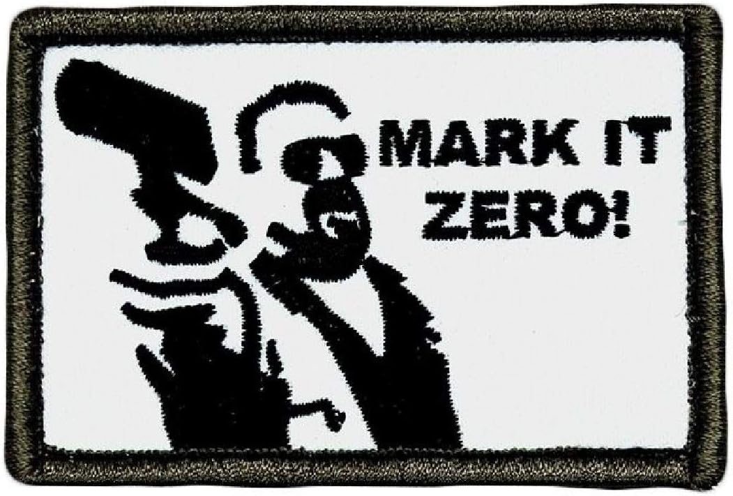 Mark It Zero Big Lebowski Patch [3.0 x 2.0 - “Hook” Fastener -BL5]