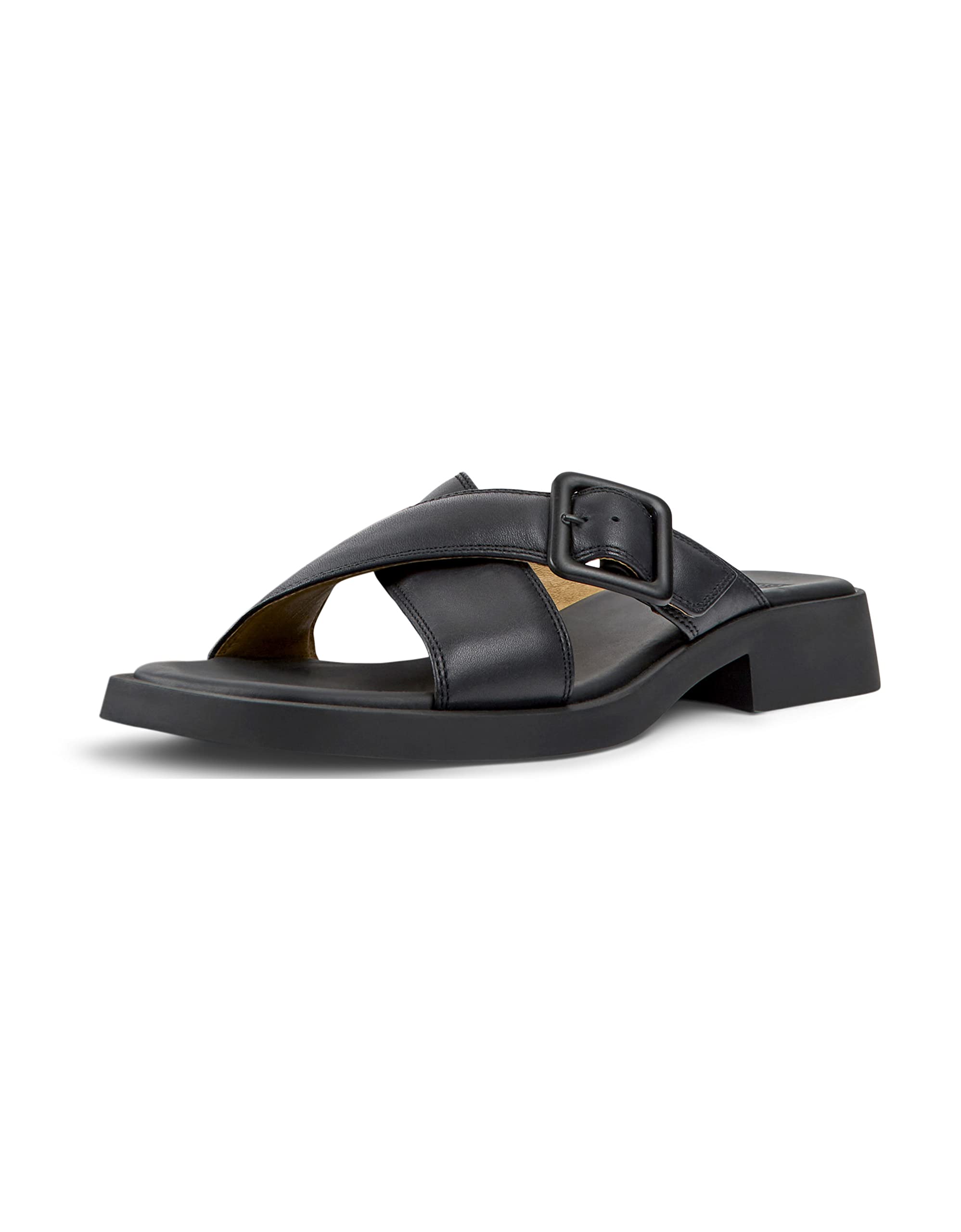 Camper Dana-k201490 Women's Flat Sandals, Black 001, 2 UK