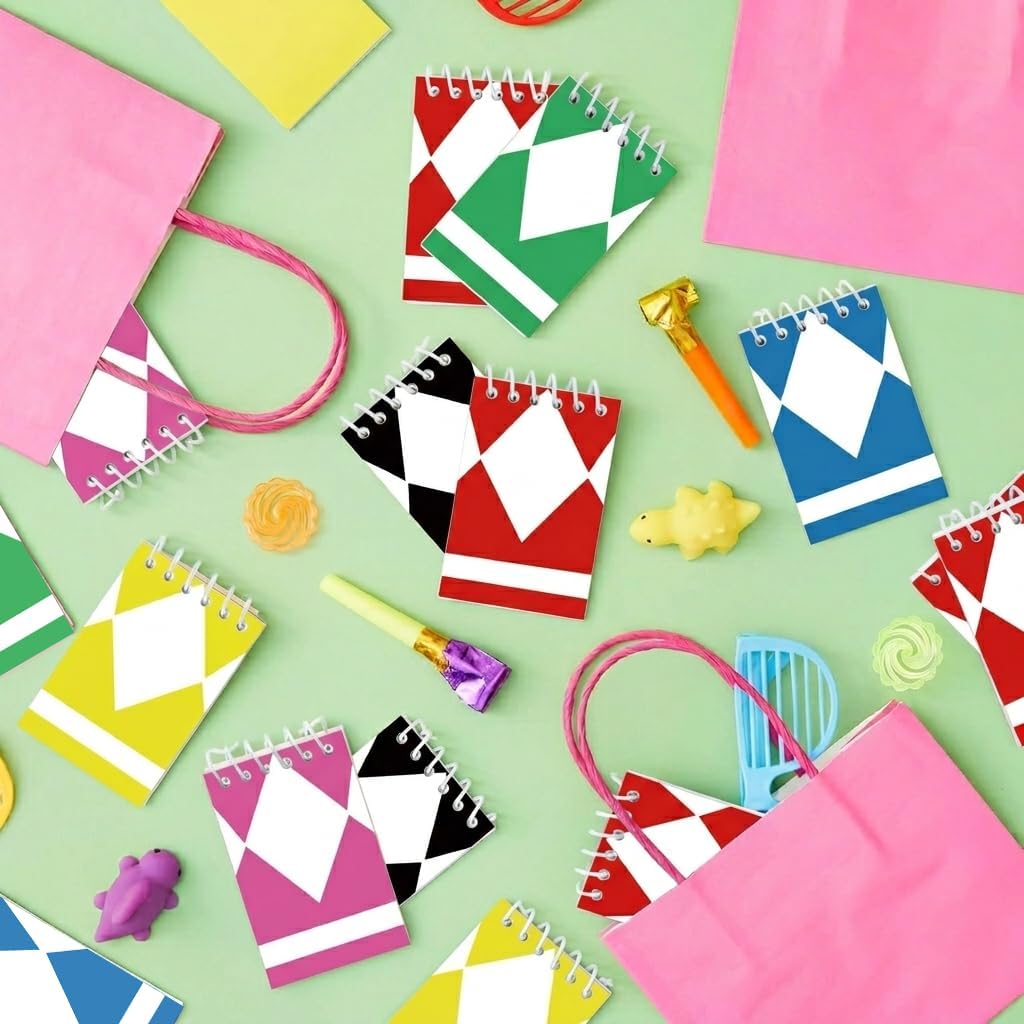 24 Mini Notepads, Spiral-Bound Mini Notebooks, Birthday Party Decorations image 5