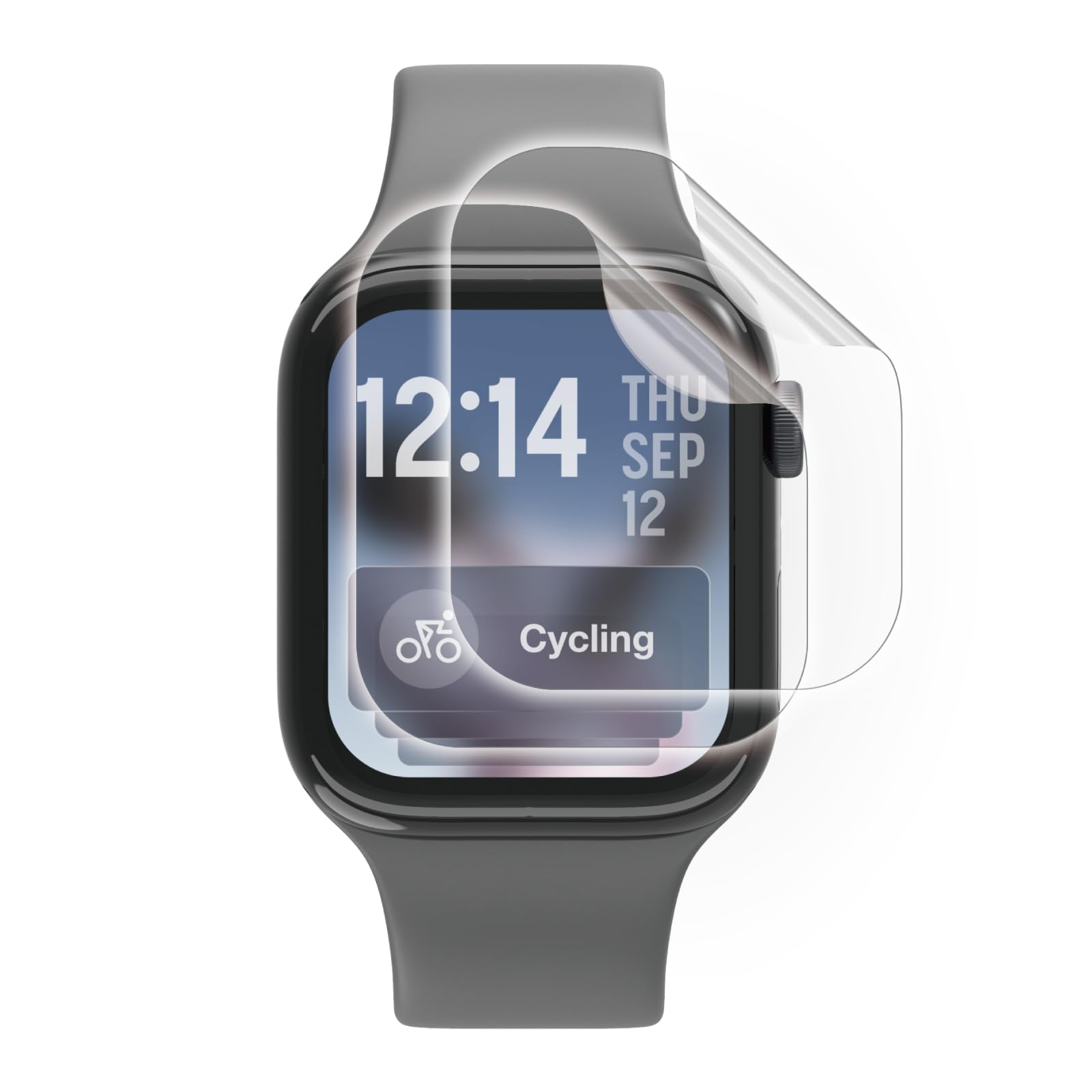 Amazon.co.jp: エレコム Apple Watch 画面保護 フィルム 2枚入り 42mm