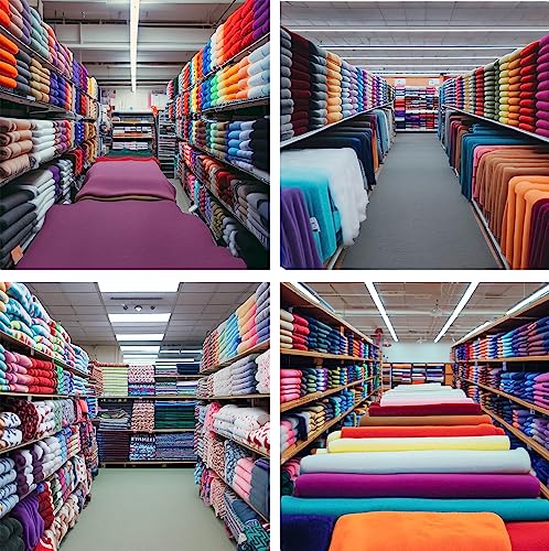 Barcelonetta FLEECE-2YD-WHITE Fabric | 1 Yard | 36 Inchx60 Inch Inch | Polar Fleece thumb #6